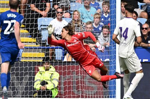 LEICESTER - FIORENTINA 03-08-2025  GOL DEL LEICESTER GALASSI SILVANO/SILPRESS